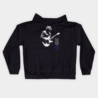 Buddy Guy silhouette Kids Hoodie